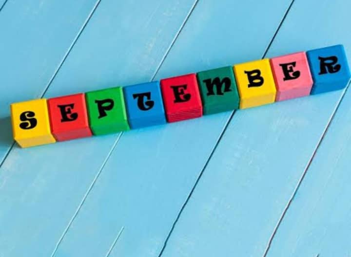 WELCOME TO SEPTEMBER!!!